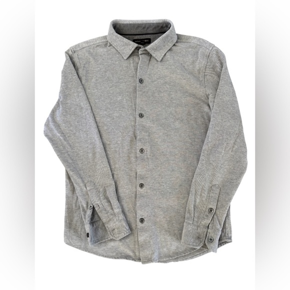 Men's Gray Button Down Shirt Size Medium. Banana Republic. SKU 23 - Picture 1 of 8